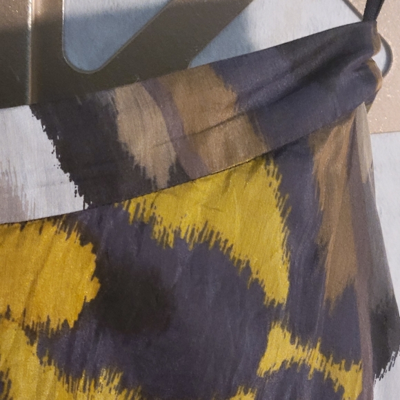 NWOT KASPER Silk Blend Printed Fit & Flair Skirt - Picture 8 of 11